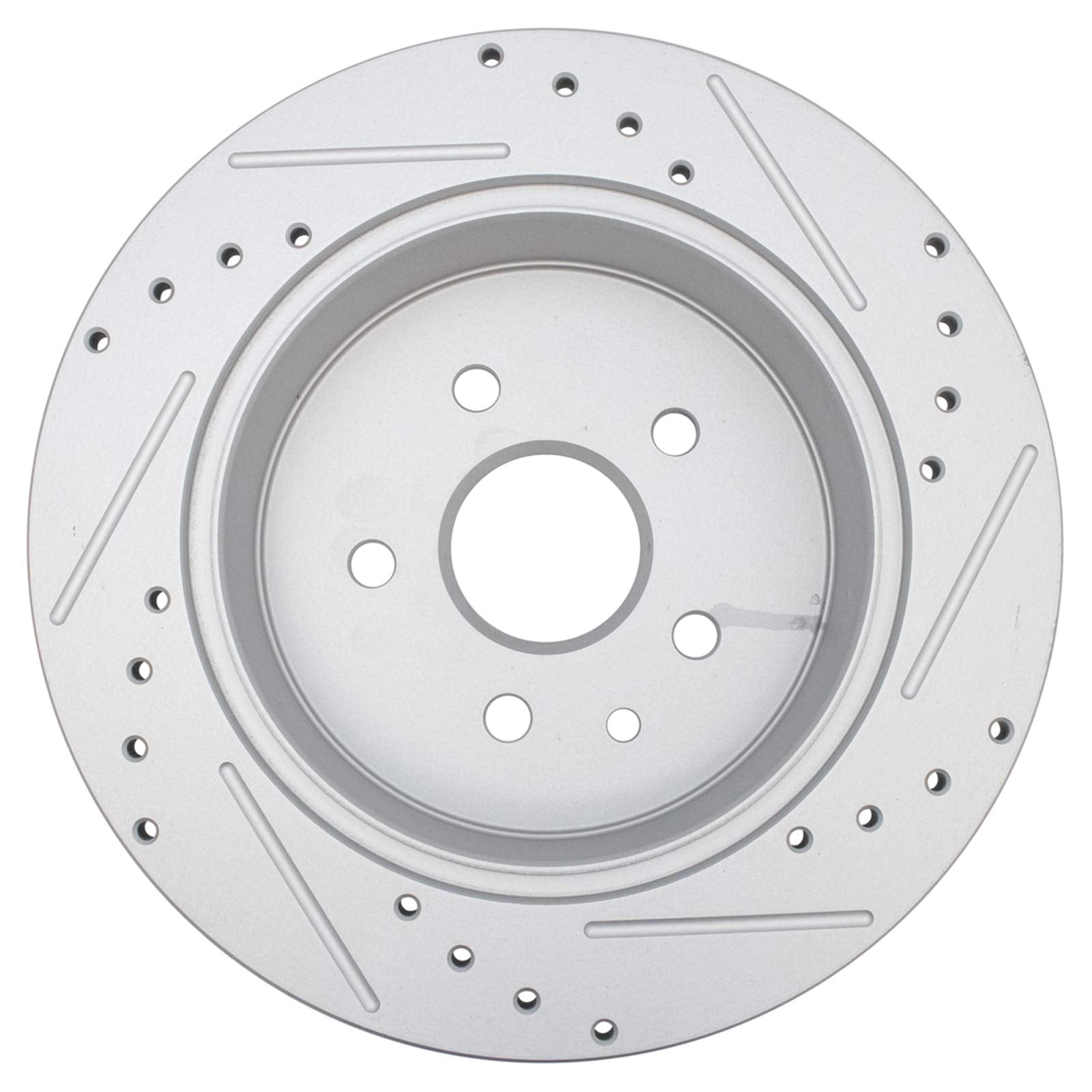 Trq Rear Performance Brake Rotors Set Solid Premium G-Coated Compatible With 1998-2005 Lexus Gs300 1998-2000 Gs400 2001-2005 Gs4