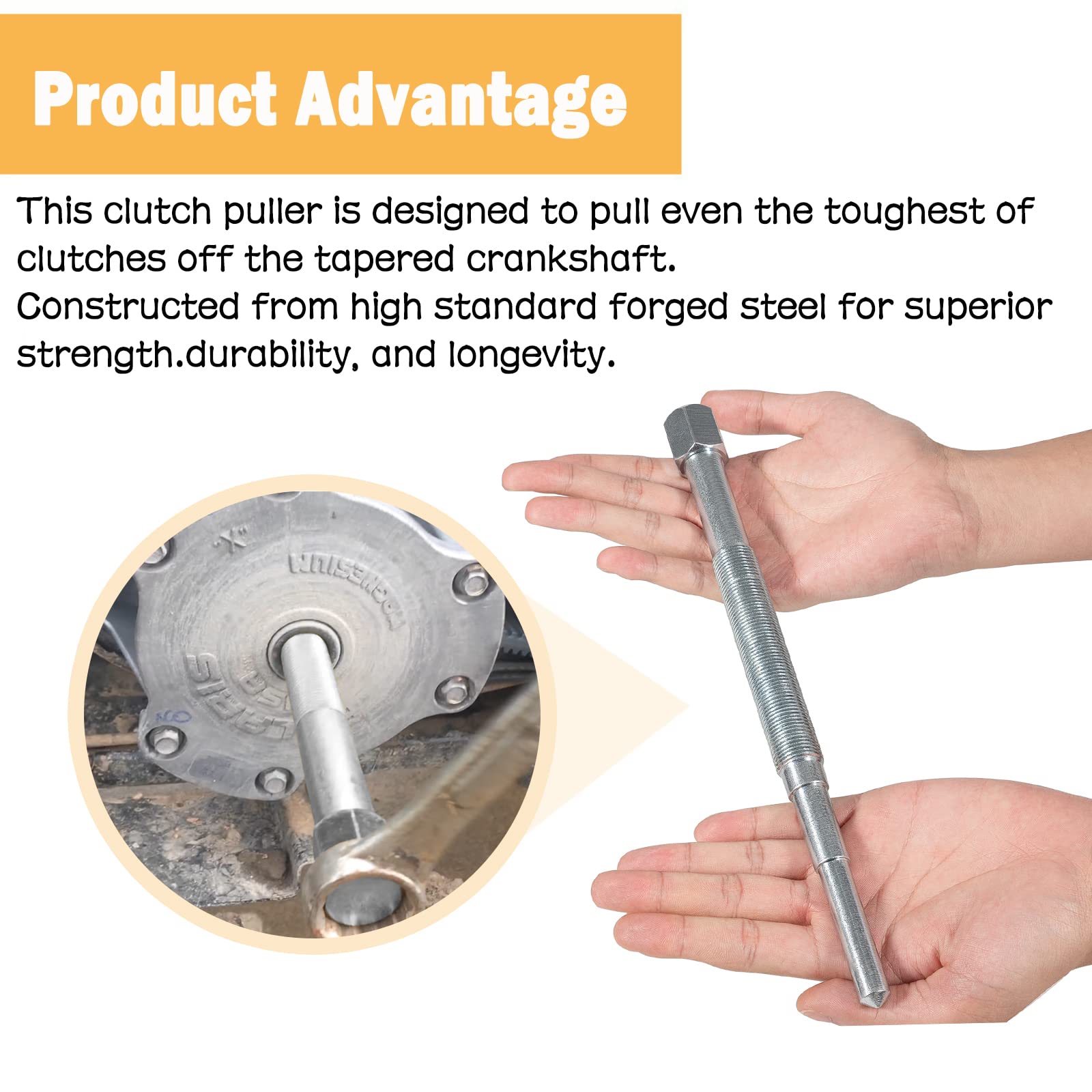 Premium Primary Drive Clutch Puller For Polaris 1000 / Rzr Pro Xp/Rzr Turbo/Turbo S 2018 2019 2020 2021 2022 2023 Replaces Pn# Pu-52422