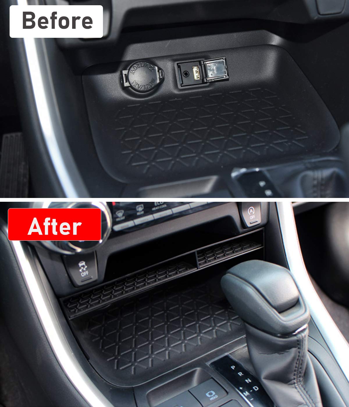 Jaronx Compatible With Toyota Rav4 Center Console Organizer 2025 2024 2023 2022 2021 2020 2019,Center Console Storage Organizer