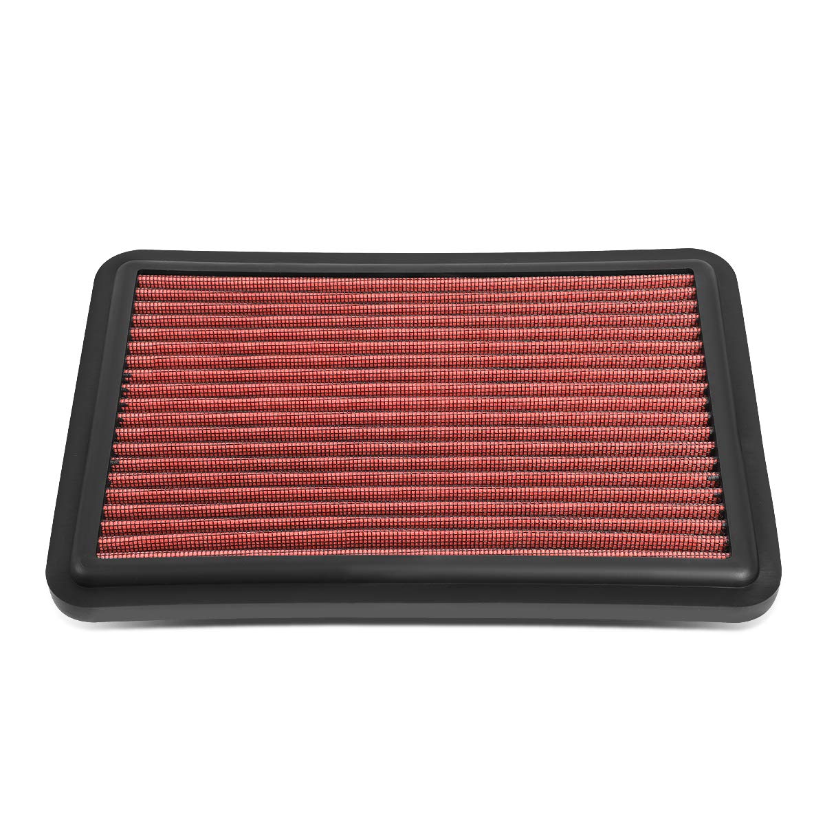 Dna Motoring Afpn-226-Rd Clean Air Washable Drop In Panel Air Filter Enhance Engine Performance Power & Acceleration Improve [Co