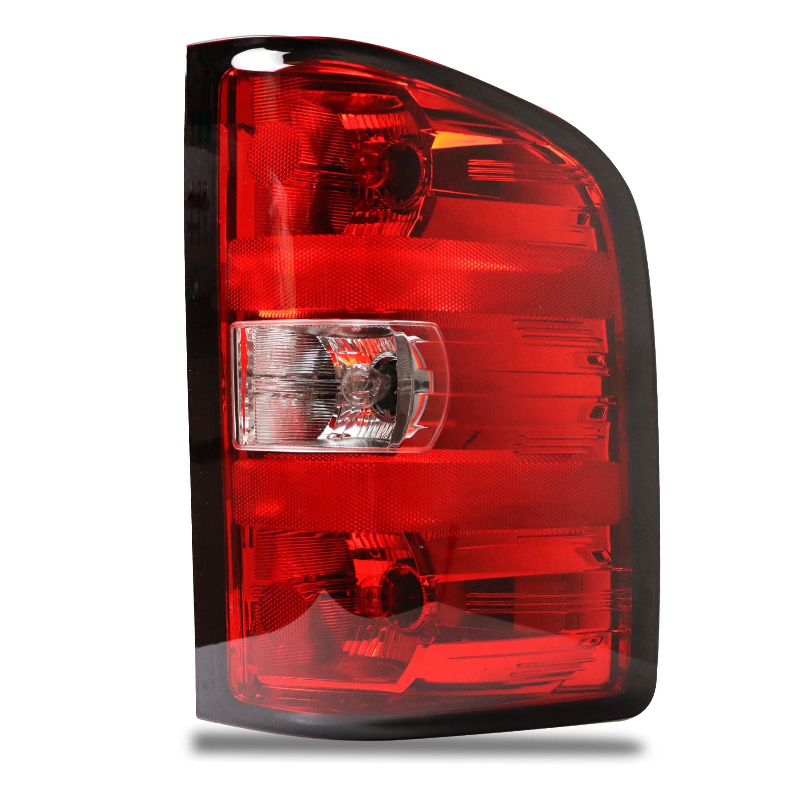 Lathsy Tail Light Assembly Compatible With 2007-2013 Chevy Silverado 1500 2500Hd 3500Hd Gmc Sierra 2500 Hd 3500 Hd (Black Border