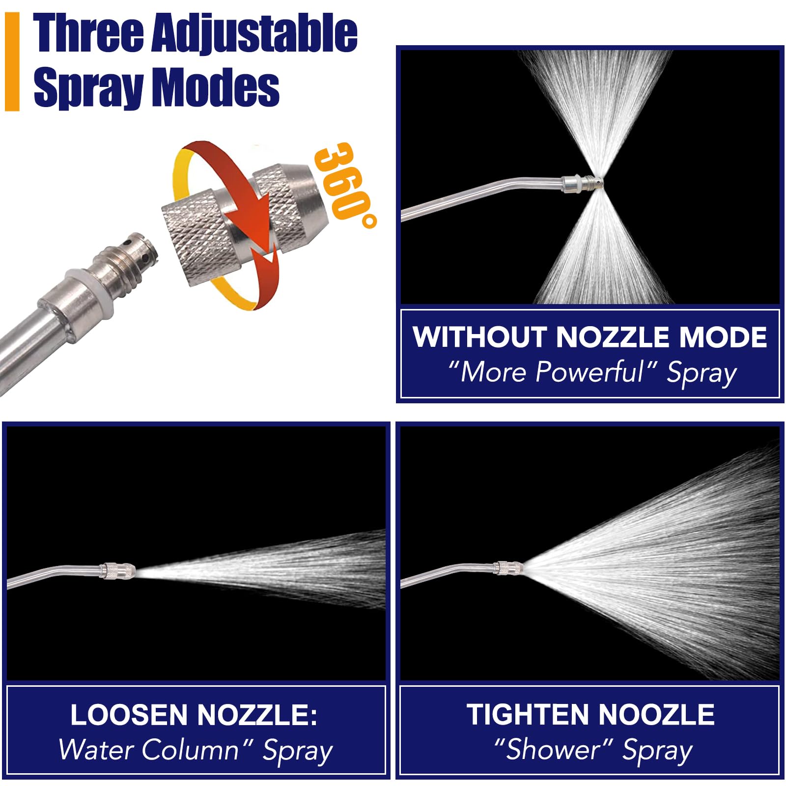 Rv Water Heater Tank Rinser, Metal Tube Rv Water Heater Flush Wand, Camper Hot Water Tank Cleaning Rinser Flusher