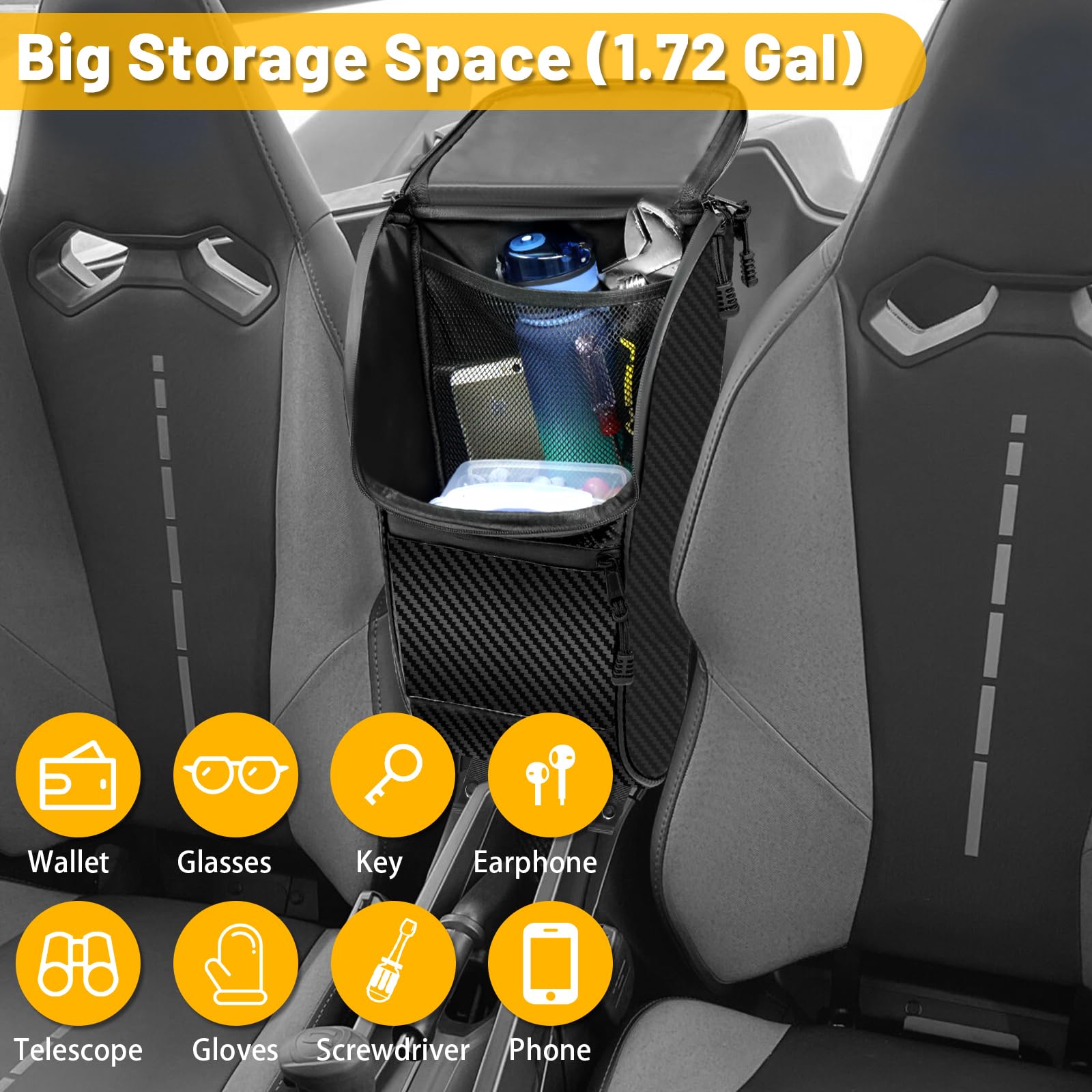 StarknightMT Zforce Storage Bag - 100% Waterproof UTV Center Seat Storage Bag Compatible With CFMOTO 2020-2022 ZForce 950 SPORT/