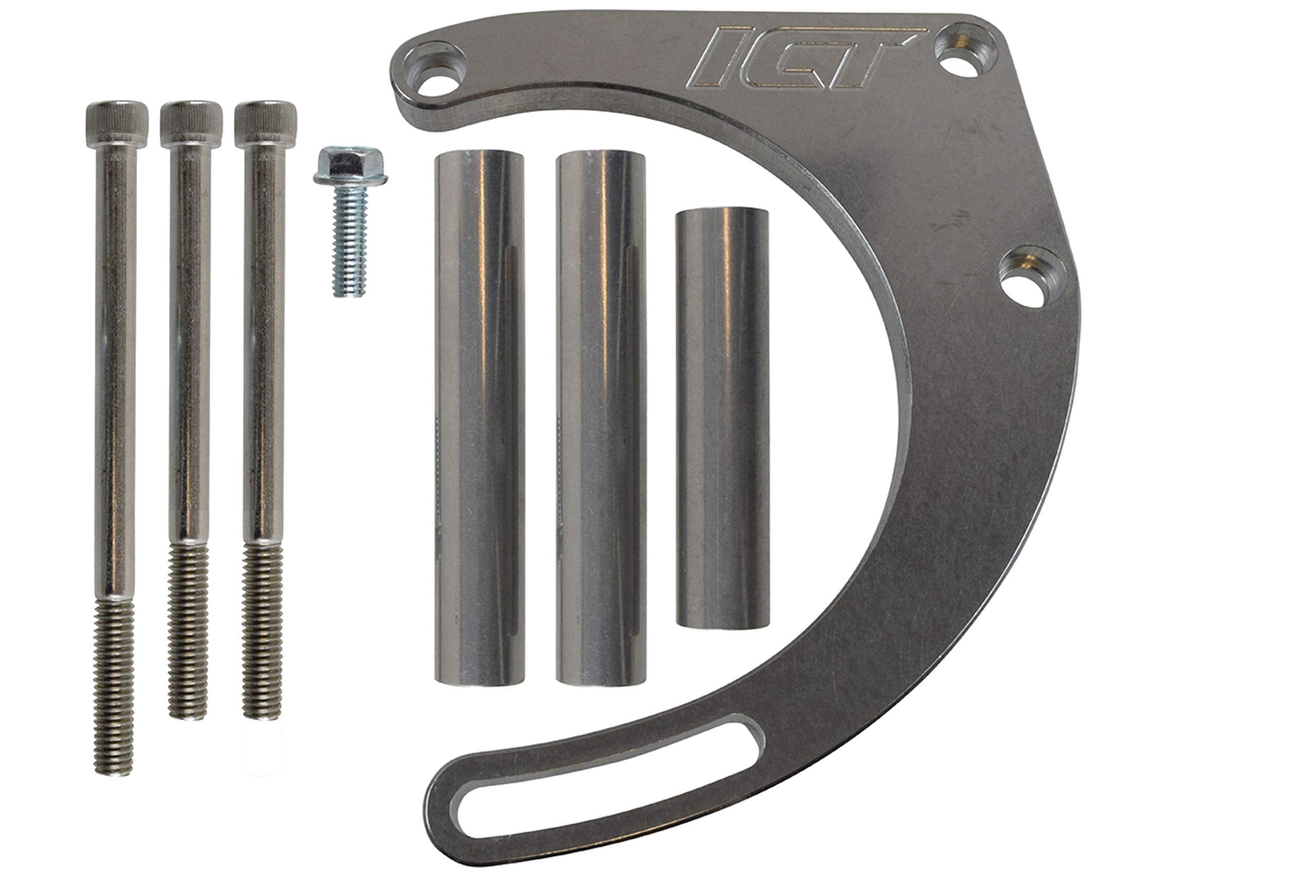 Ict Billet Bbc Alternator Bracket Adjustable Electric Water Pump Low Mount Big Block Chevy Long Kit 551449