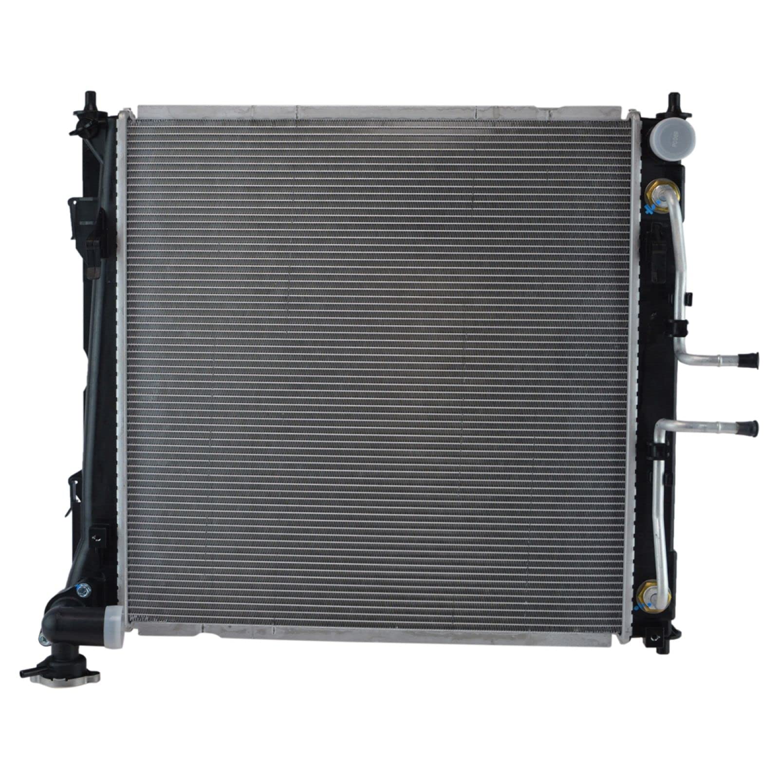 Trq Radiator Assembly Aluminum Core Compatible With 11-14 Hyundai Sonata 11-15 Kia Optima Cu13189 Hy3010173