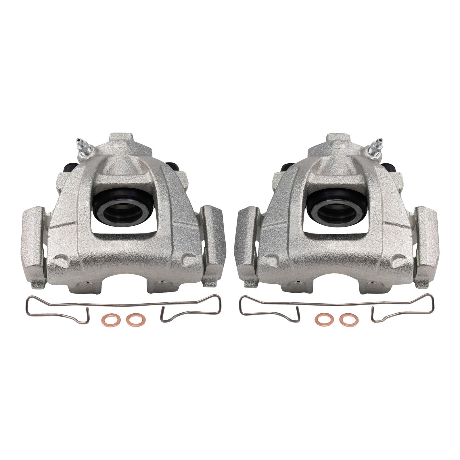 Trq Front Brake Caliper Set Compatible With 2002-2008 Mini Cooper