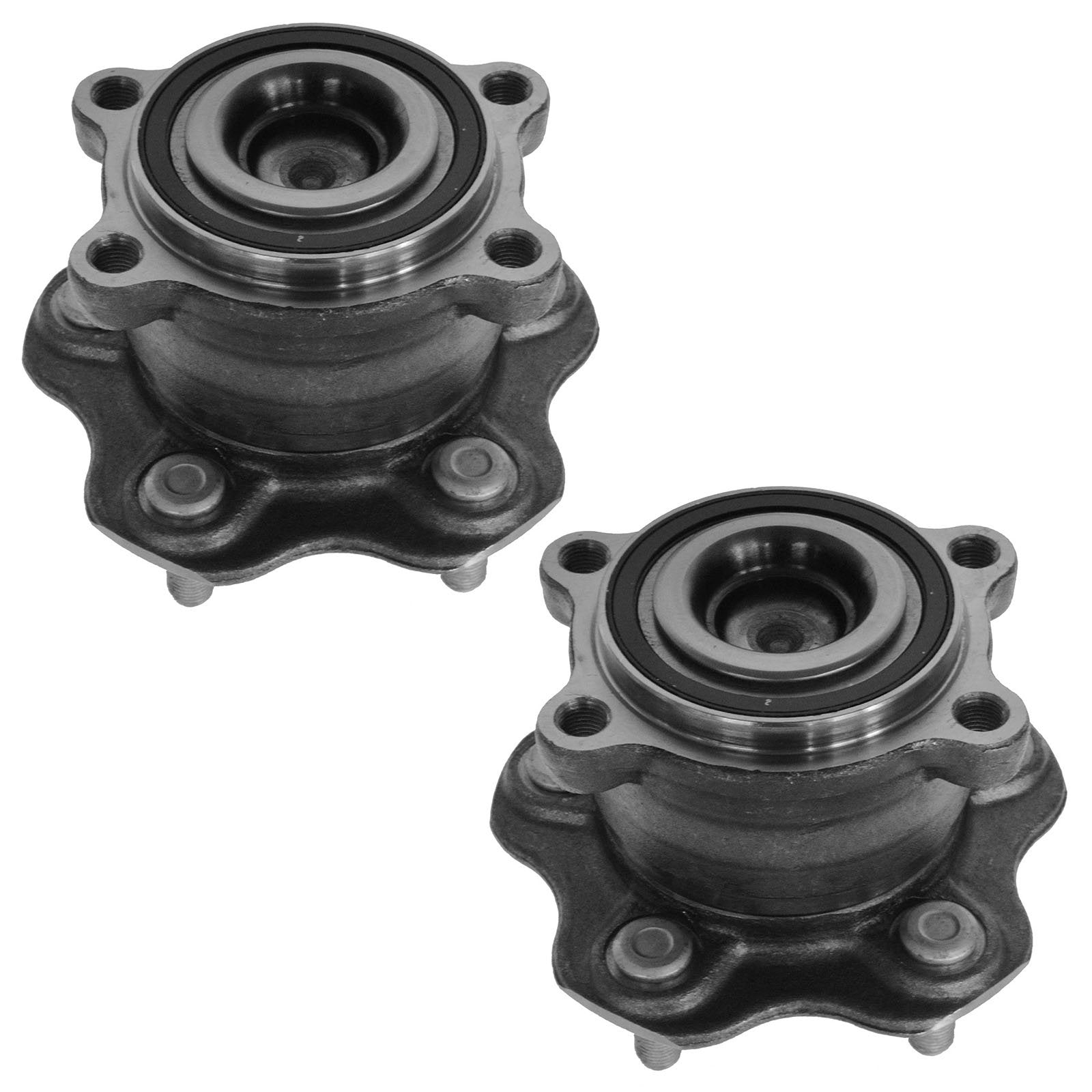 Trq Rear Wheel Hub Bearings Assembly Set Compatible With 2013 Infiniti Jx35 2014-2020 Qx60 2007-2018 Nissan Altima 2009-2022 Max