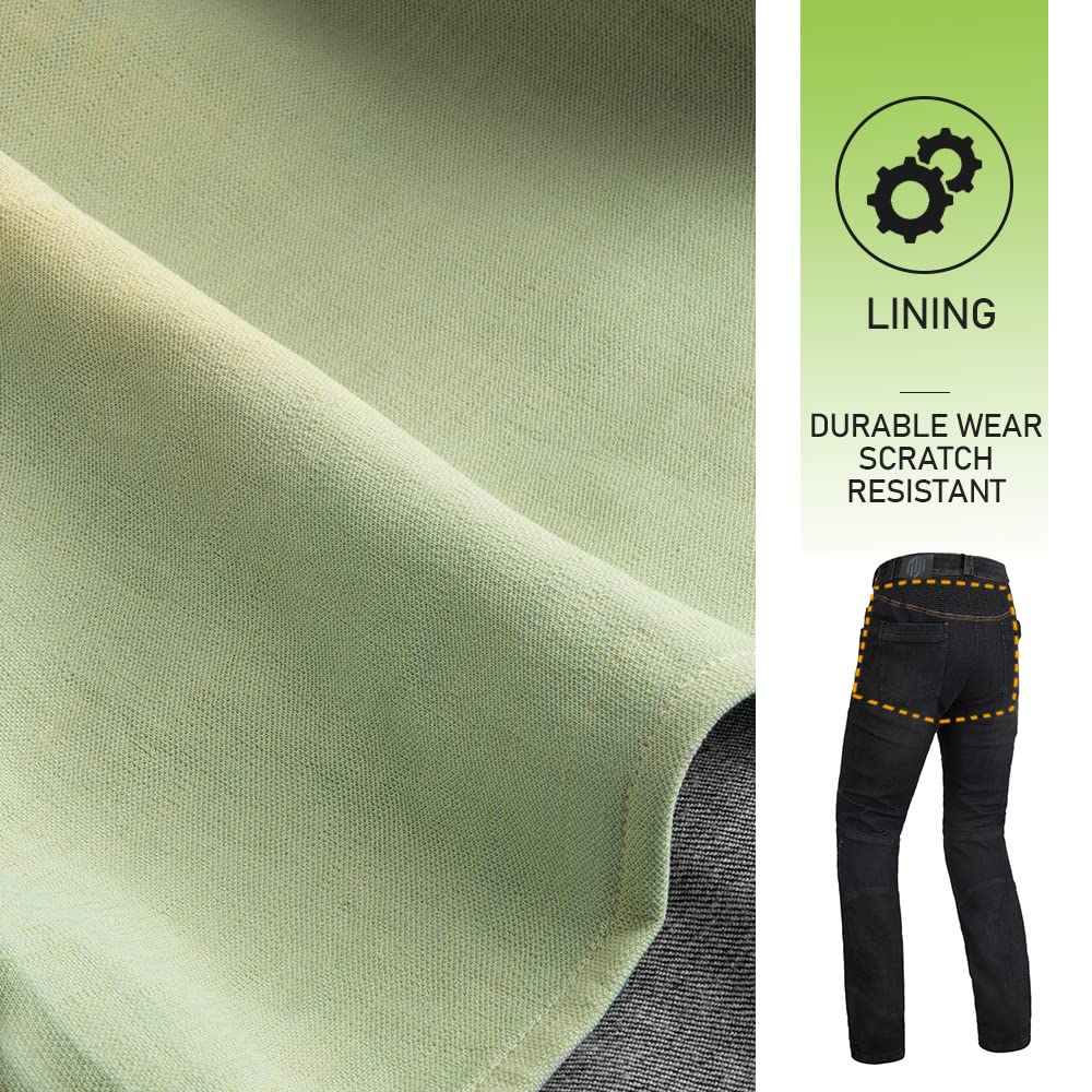 Ilm Motorcycle Dirt Bike Pants For Men Ce Armored Motocross Riding Gear Jeans Motorbike Adventure Touring Pant Bjn01 Gray