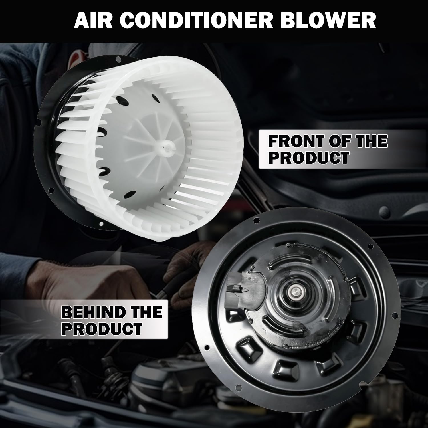 Aspligo 700099 Front Ac Heater Blower Motor Fan Fit For Ford F-250 F-350 F-450F- 550 Super Duty 1999 2000 2001 2002 2003 2004 20