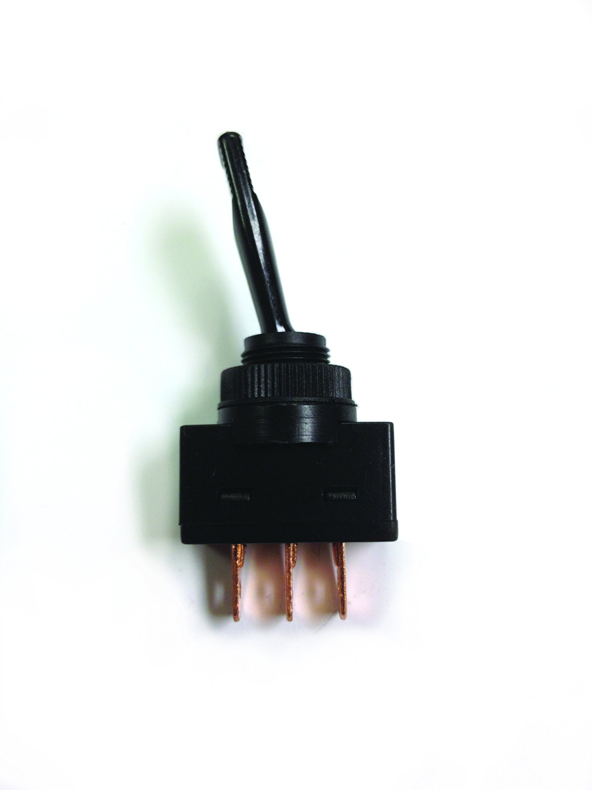Wirthco 20507 3-Position Black Plastic Toggle Switch 20 Amp Retail Pkg