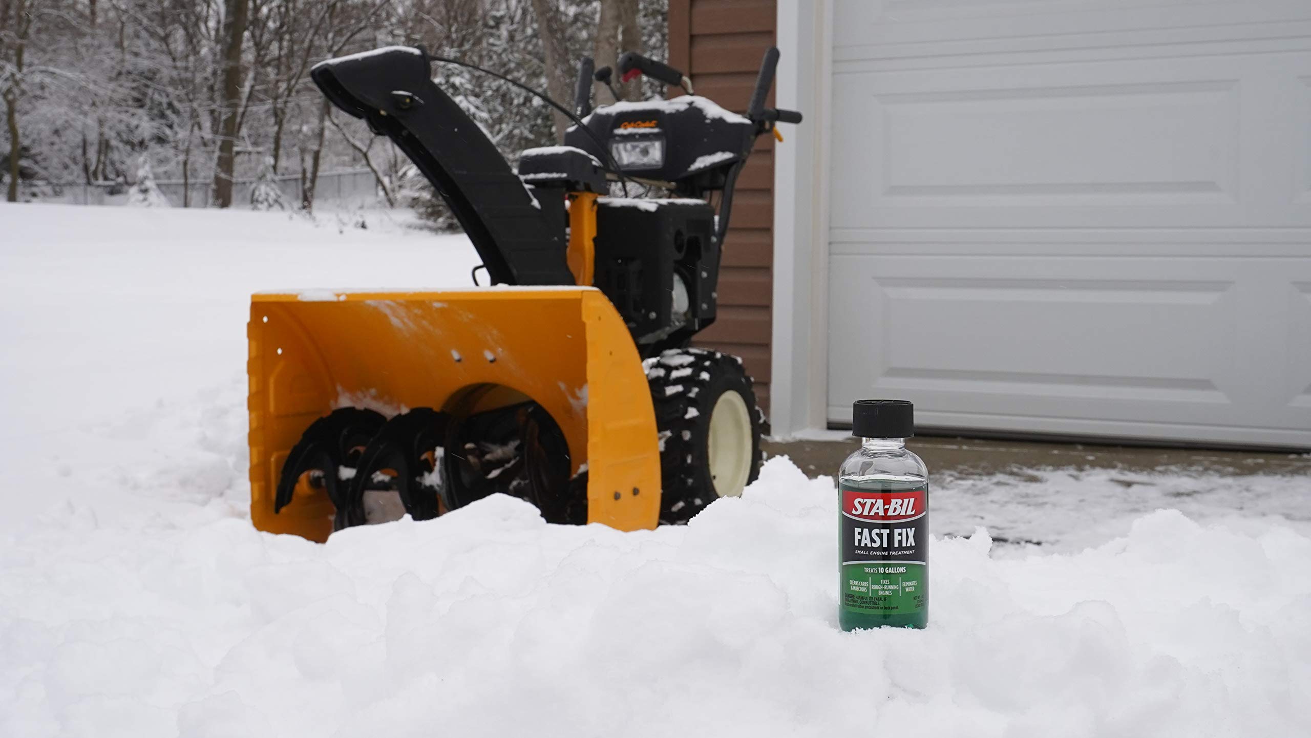 Sta-Bil (22303-12Pk Fast Fix Small Engine Treatment - Cleans Carbs And Injectors - Fixes Rough Running Engines - Treats 10 Gallo