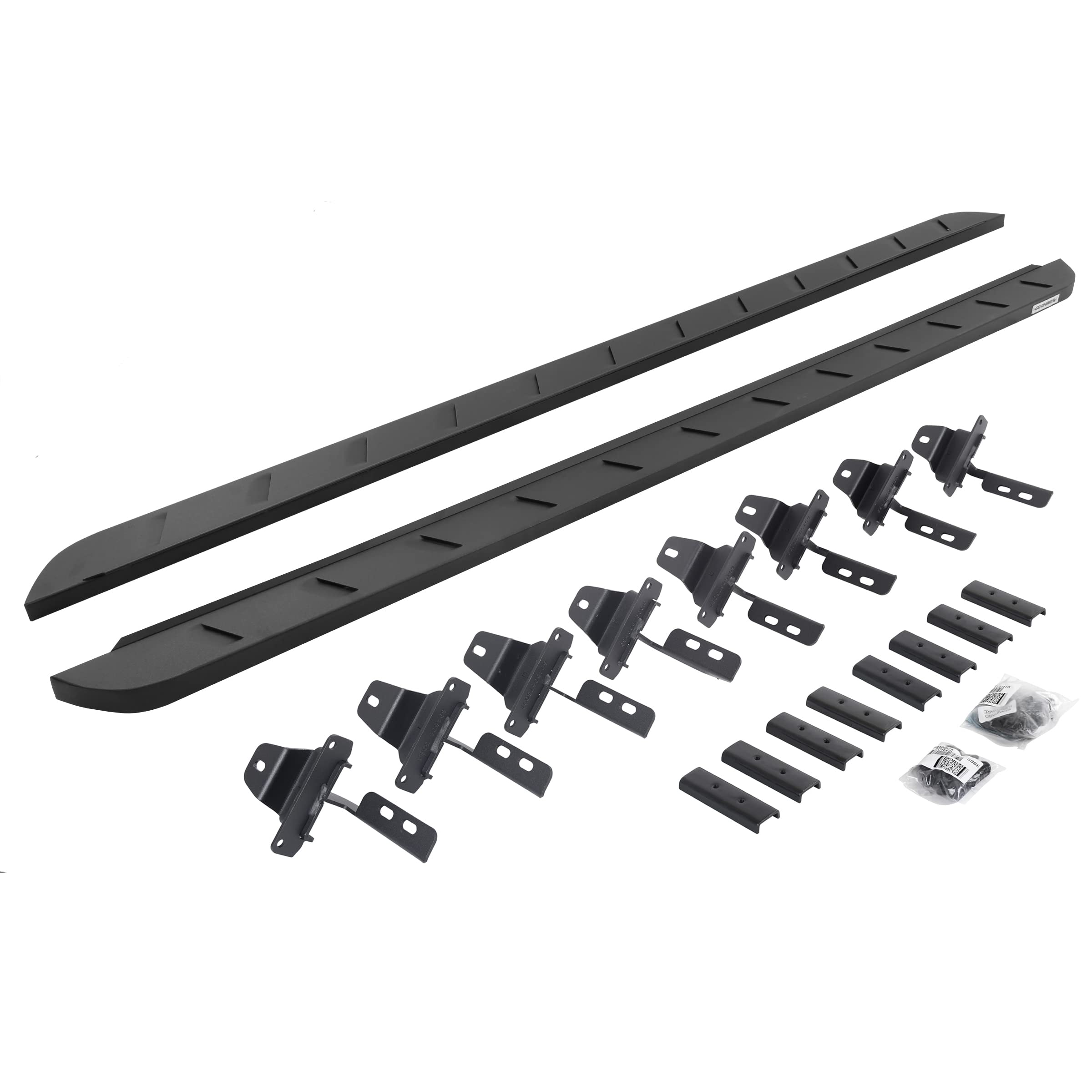 Go Rhino 63451687Spc Rb10 Slim Line Running Boards With Mounting Brackets Kit For Jeep 20-23 Gladiator (Crew Cab Pickup)