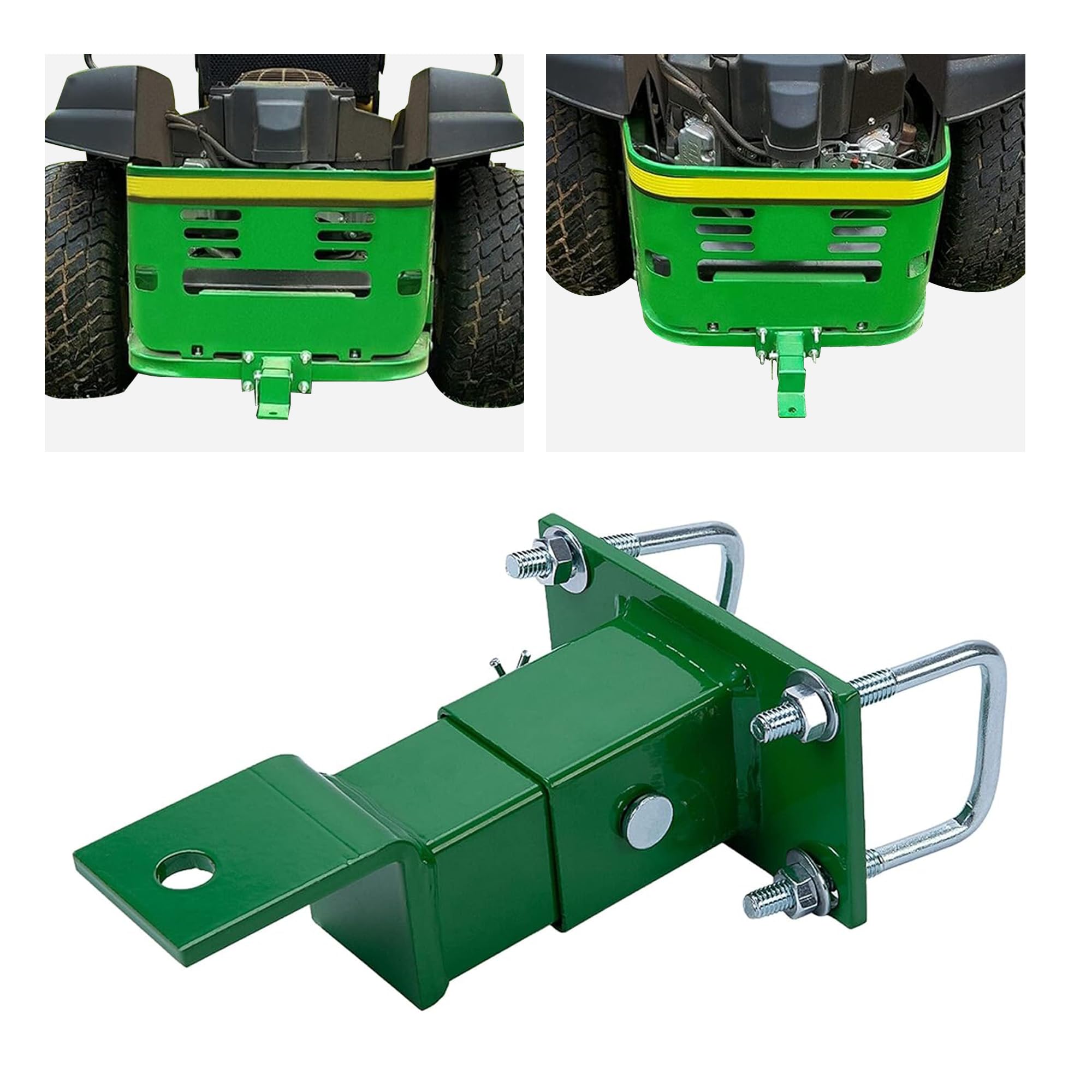 HECASA Zero Turn Mower Lawn Hitch Receiver Compatible with John Deere Gas Z Trak 400 Series Ztrac & 200, 400, 600 Series & Z224 