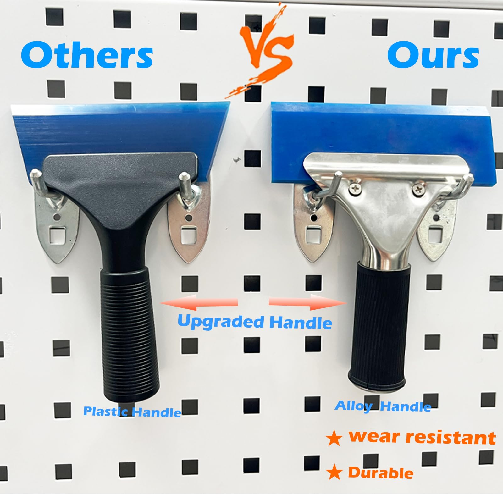 EHDIS 7-Piece Vinyl Wrap Tool Kit for Window Tinting - Includes Scraper, Squeegee, Cutting Knife - Car Glass Film Installation