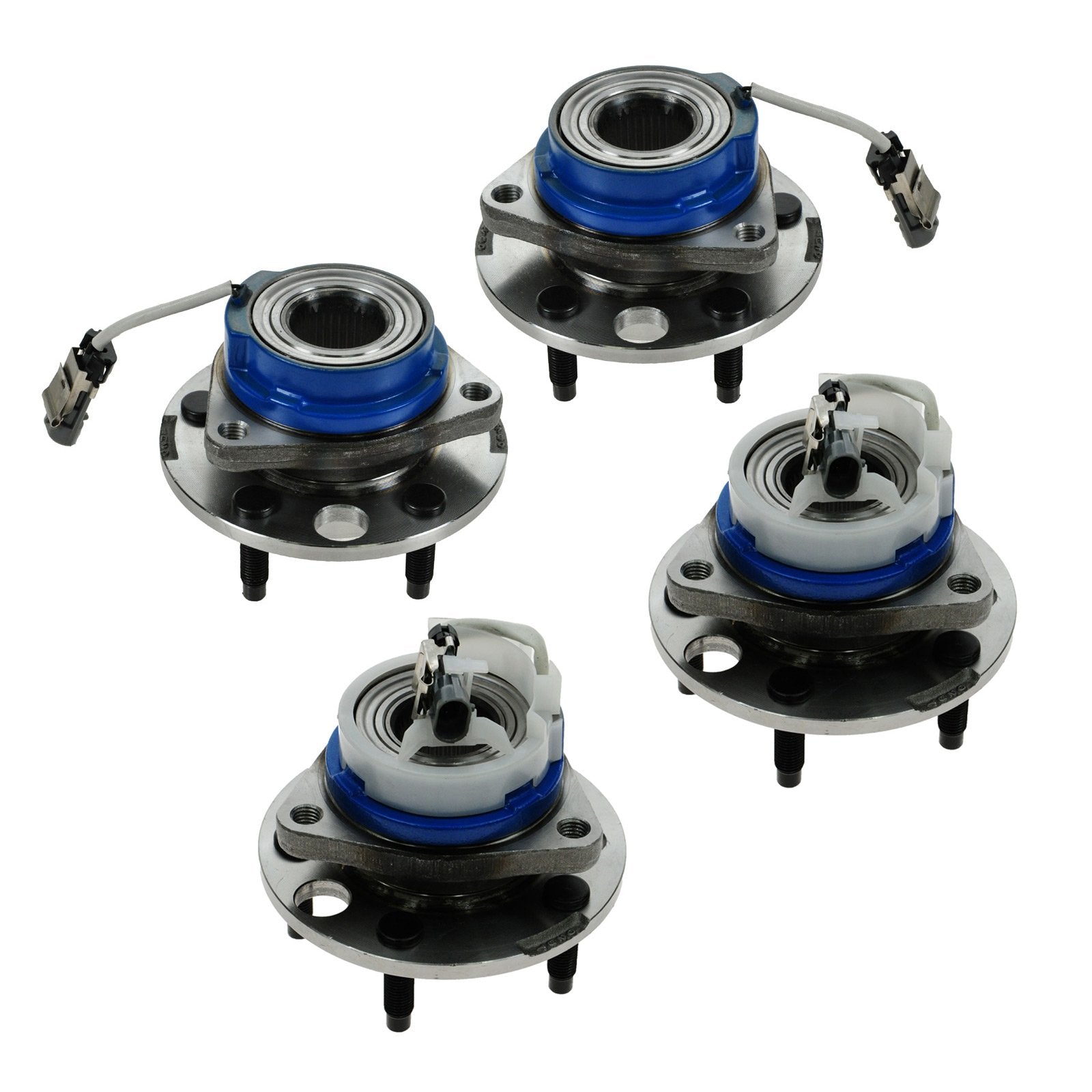 Trq Wheel Hub Bearings Assembly Set Compatible With 2002 Buick Rendezvous 2005 Terraza Chevrolet Uplander Venture 2002-2004 Olds