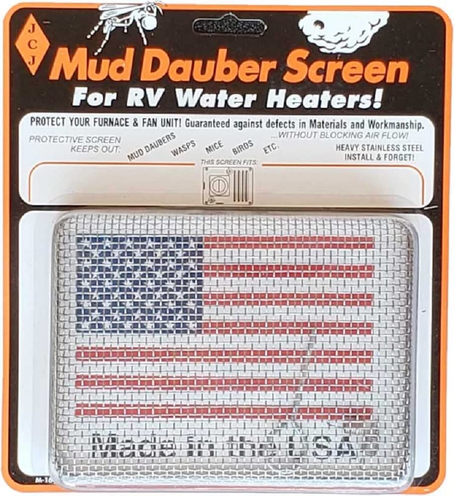 Jcj Enterprises M-1600 Universal Mud Dauber Screen Kit For Rv Water Heater - 6-1/2'' X 5'' X 1''