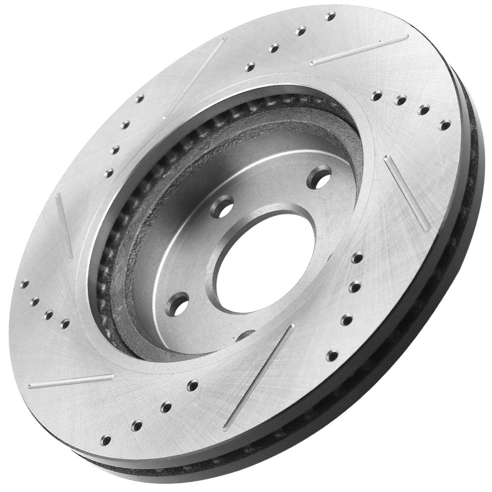 Front Brake Rotors and Pads for 2006-2018 Toyota Rav4, 2012-2017 Toyota Prius V, 2008-2015 Scion xB, 2010-2012 Lexus HS250H Dril