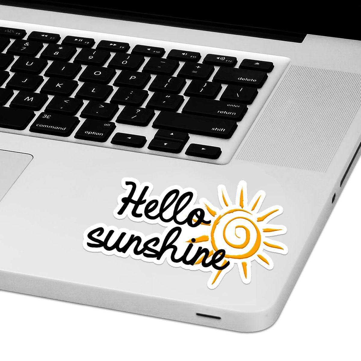 Hello Sunshine Laptop Trackpad Sticker 2.5'' Tall X 4'' Wide