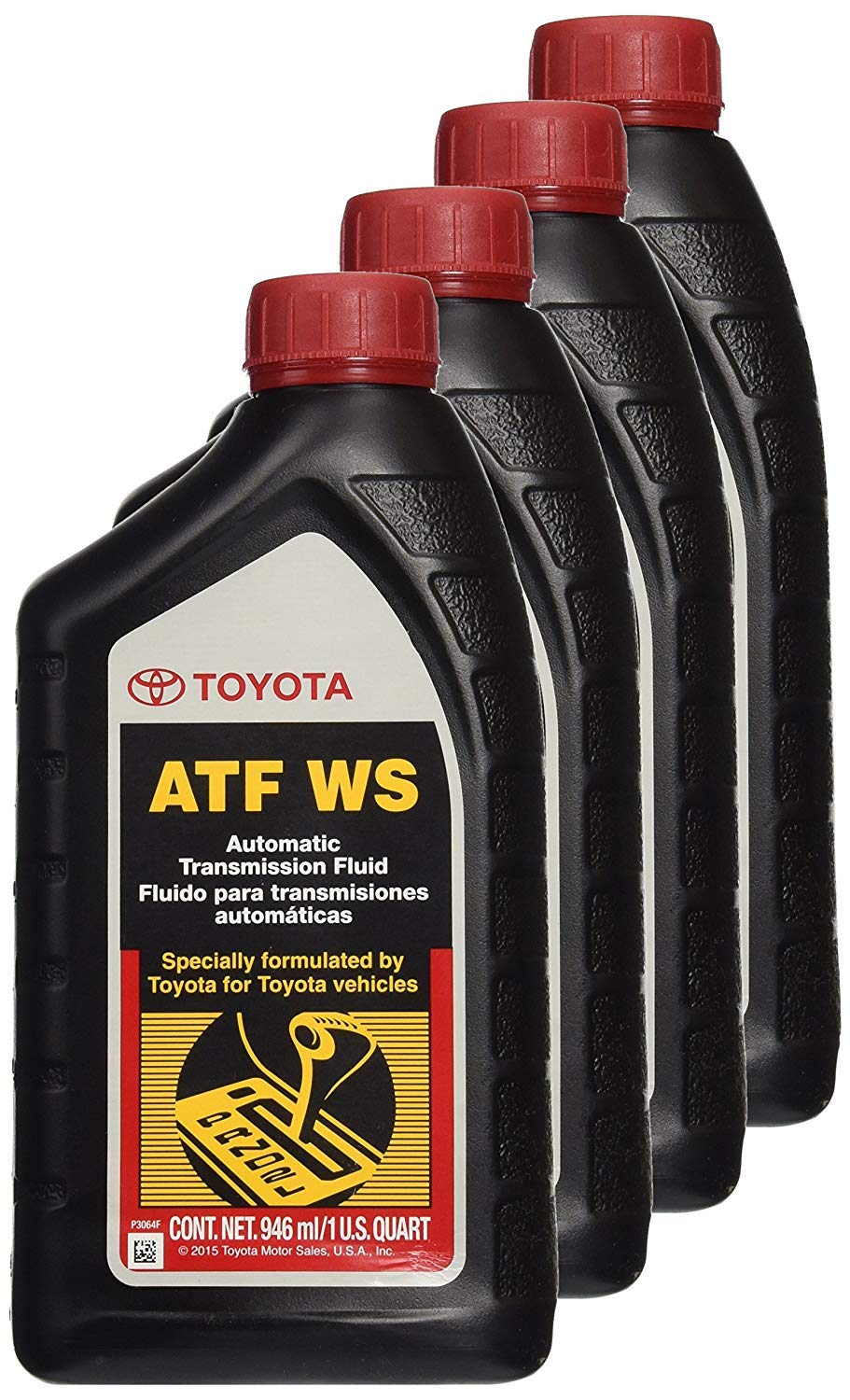 Toyota 00289-Atfws Lexus & Automatic Transmission Fluid Ws Atf World Standard, Pack Of 4