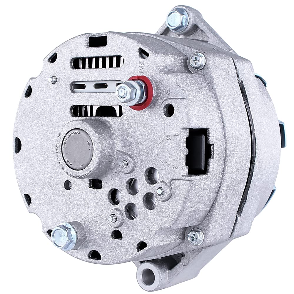 Rareelectrical New Delco Type Single 1 One Wire Self Energizing Se Alternator Compatible With 12 Volt 63 Amp