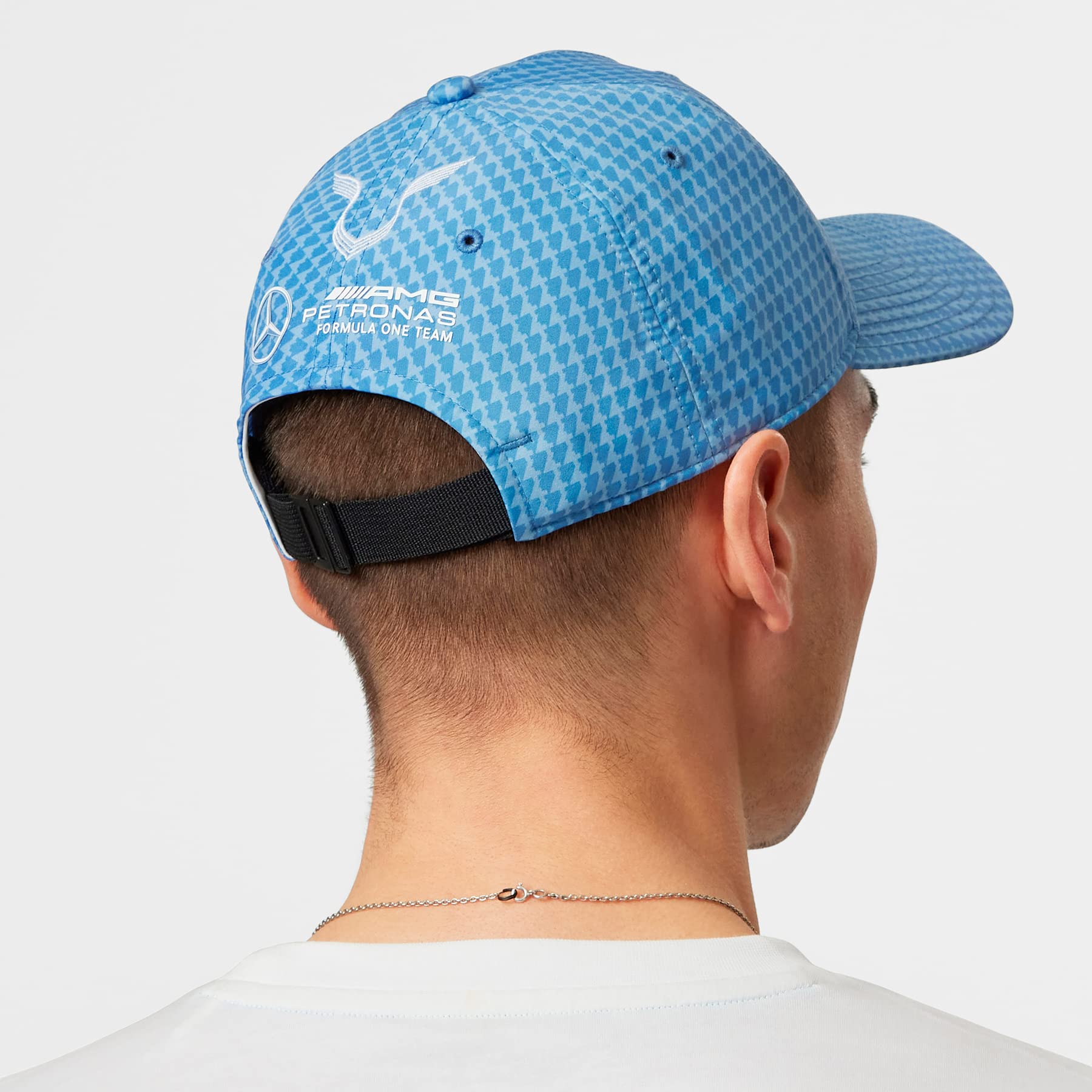 Mercedes Amg Petronas Formula One Team - 2023 Lewis Hamilton Driver Hat - Denim Blue - Unisex - Size: One Size