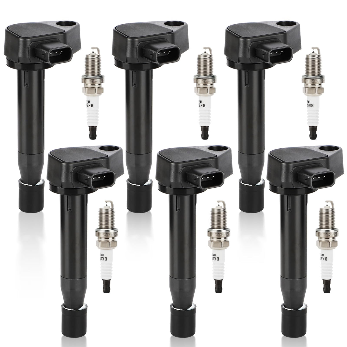 Uf242 Ignition Coil & 4503 Double Iridium Spark Plug For Honda 1999-2010 Odyssey,2000-2003 Accord/Acura 1999-2008 Tl, 2005-2008 