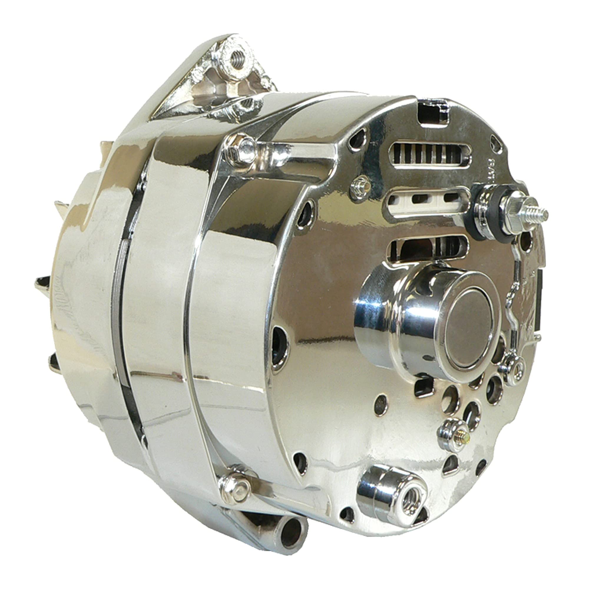 New Db Electrical Chrome 10Si Self Exciting Alternator Compatible With 1983 Buick Regal, Lesabre, Chevy Suburban C10 & C20, Wai