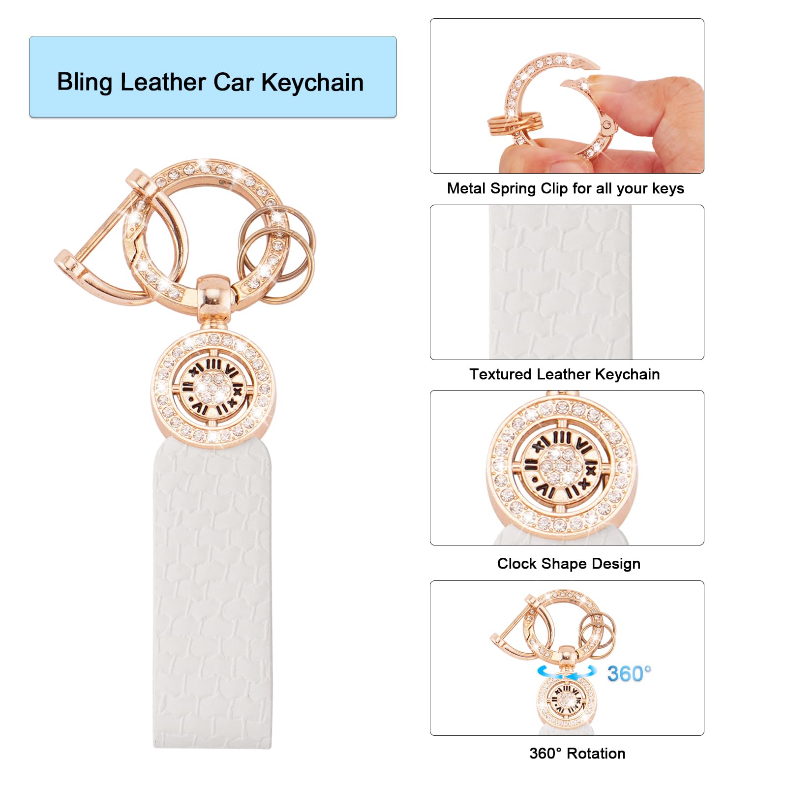 Koaudb Car Key Fob Cover for ACU-ra CDX RDX RLX TLX TLX-L ILX NSX 4 Buttons TPU Soft Smart Car Key Shell Case White Key Protecto