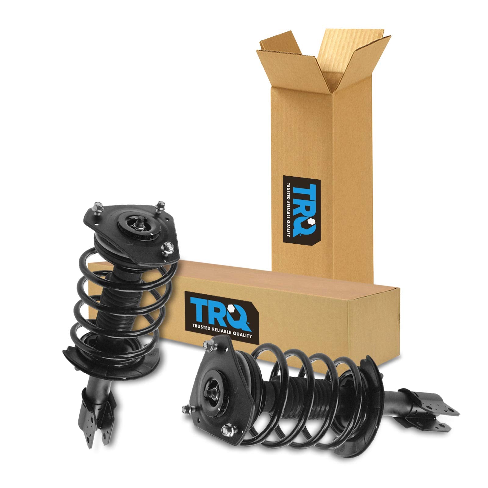 TRQ Front Strut & Coil Spring Assembly Set Driver & Passenger Sides Compatible with 04-08 Pontiac Grand Prix