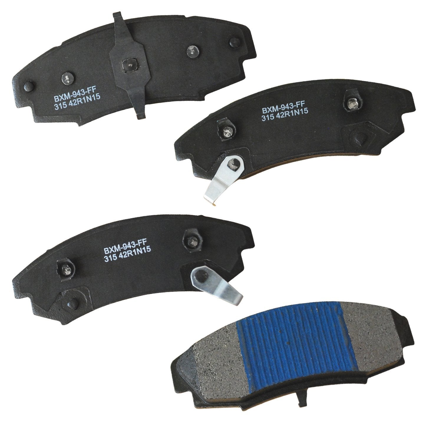 Bendix Premium Sbm315 Semi-Metallic Front Brake Pads For Buick Reatta 1991-1988, Riviera 1991-1986, Cadillac Allante 1992-1987,