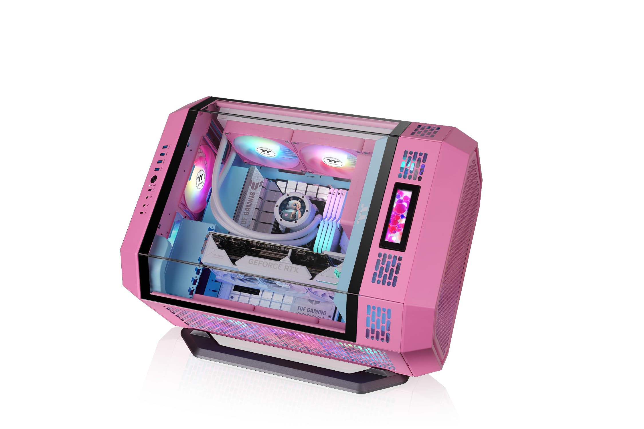 Thermaltake Tower 600 Series Horizontal Display Chassis Support Stand; Bubble Pink; Ac-076-Onanan-A1