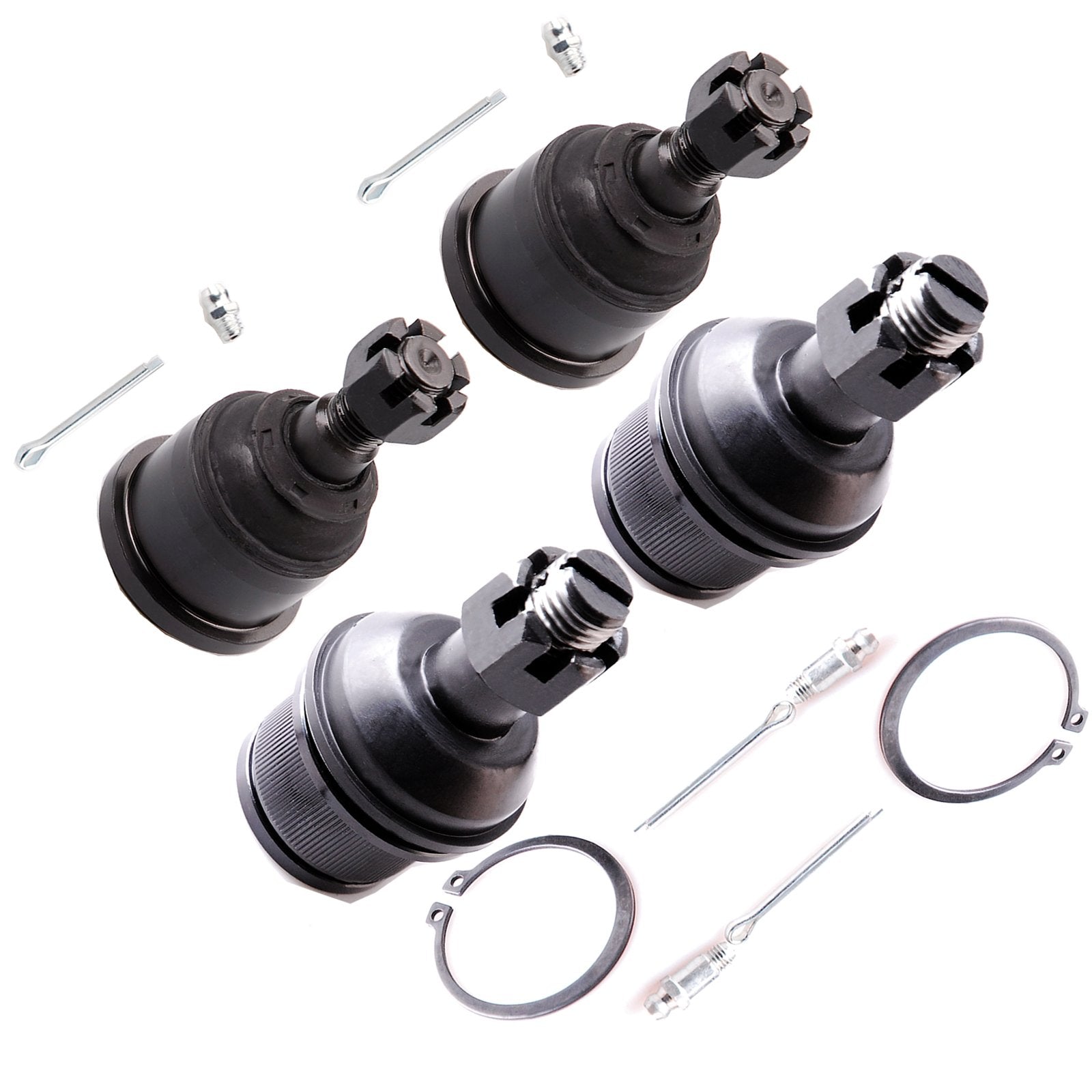 SCITOO 4pcs Suspension Kit Lower Upper Ball Joints Fit 2006-2008 For Dodge Ram 1500 4WD 2003-2010 For Dodge Ram 2500 4WD