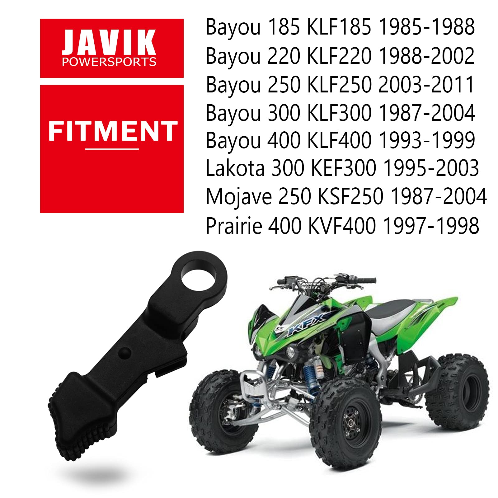Javik Choke Lever Switch For Kawasaki Bayou 185 220 250 300 400 Lakota 300 Mojave 250 Prairie 400 Klf185 Klf220 Klf250 Klf300 Klf400 Kef300 Ksf250 Kvf400 (Oem# 46092-1149)
