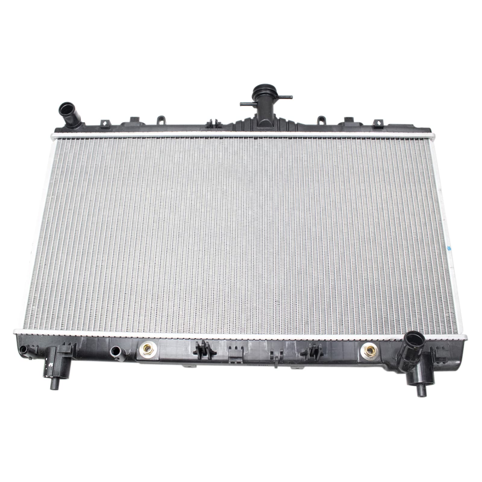 Trq Radiator Assembly Aluminum Core Compatible With 12-15 Chevrolet Camaro Cu13341 Cu13345 Gm3010554