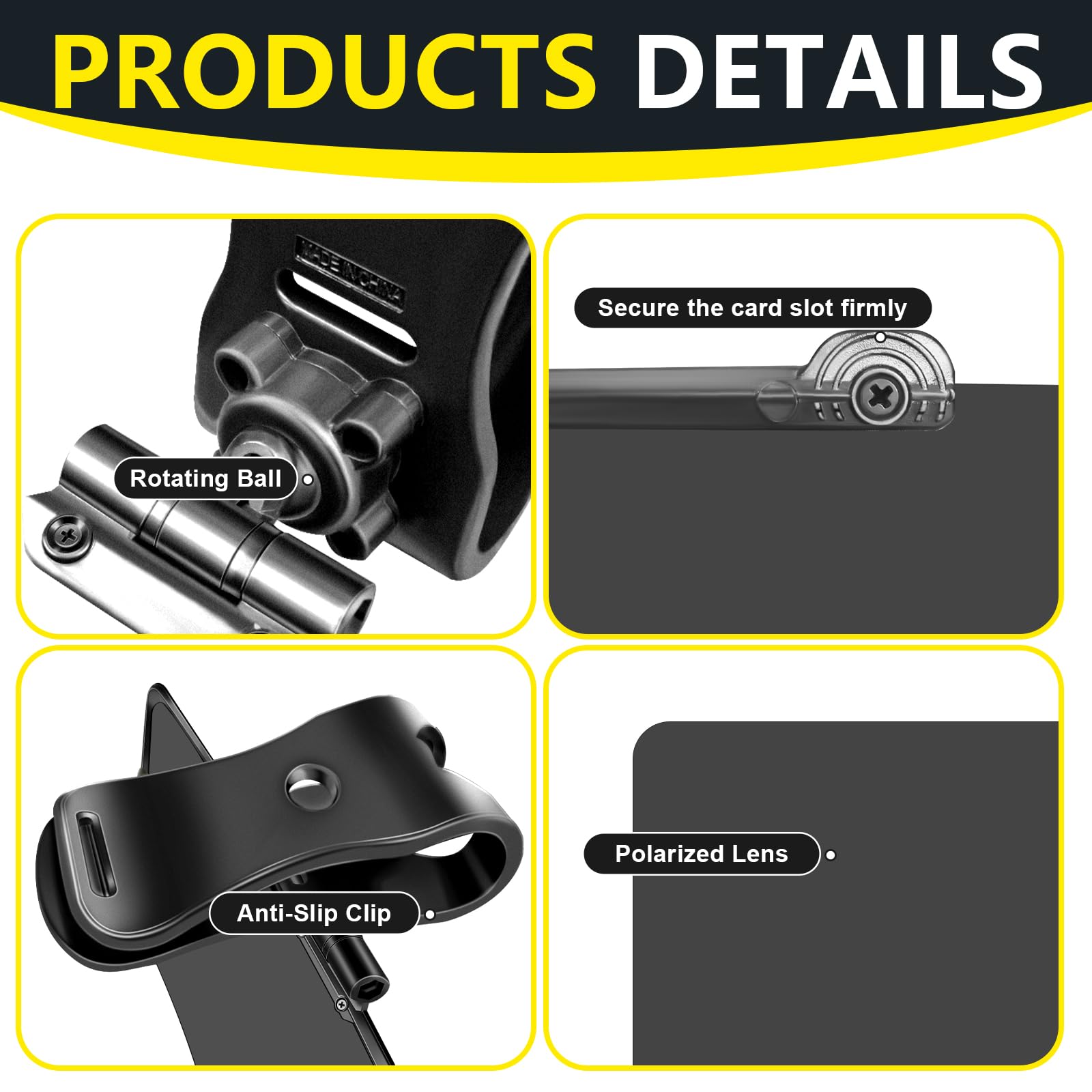 Sun Visor Extender for Car, Universal Sun Visor for Car Easy to Install, UV400 Anti-Glare Protects from Glare/UV Ray/Stray Light