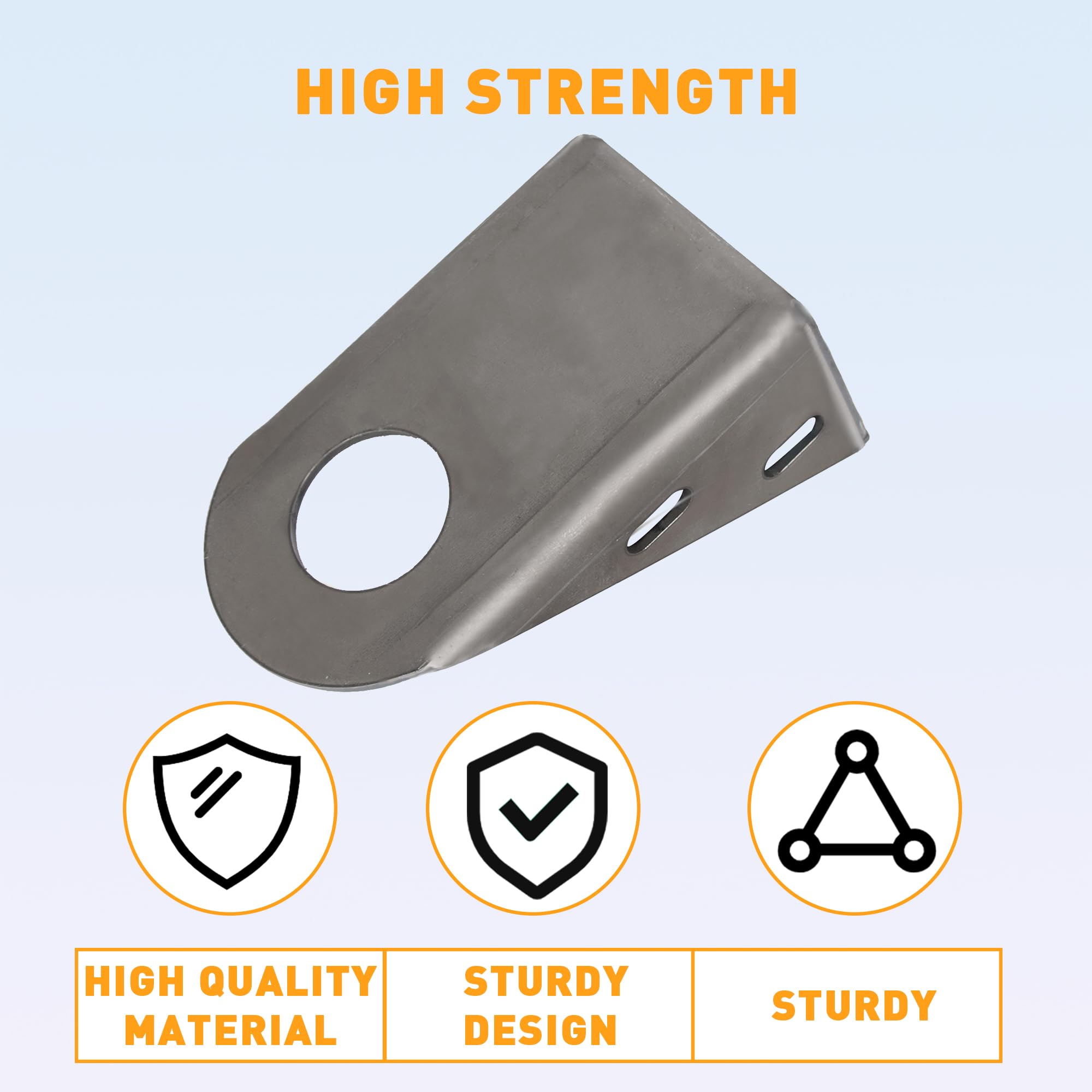 ECOTRIC Radiator Support Mount/Bracket Compatible with 1988-2000 Chevy C/K 1500 2500 3500 Series Tahoe Yukon Steel