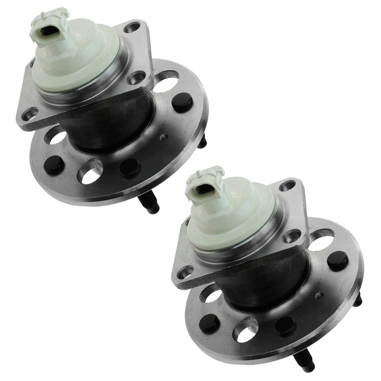 Trq Rear Wheel Hubs & Bearings Pair Set Of 2 For Buick Chevy Olds Pontiac W/Abs