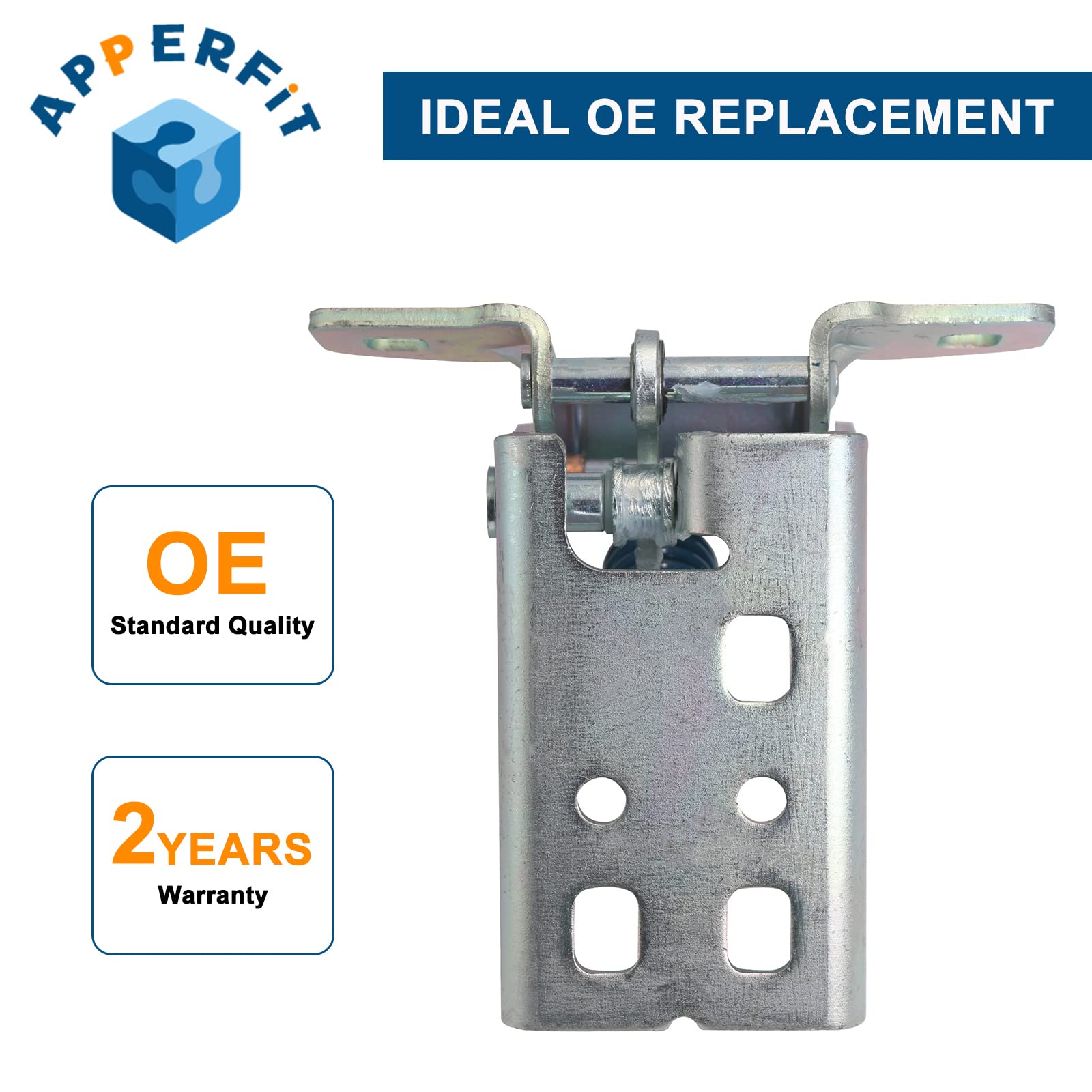 Upper Door Hinge For Front Door Left Driver Side Compatible With Dodge Ram 1500 2500 3500 4500 5500 Dakota Truck Door Parts 2002-2011 Replaces 55275631Ab