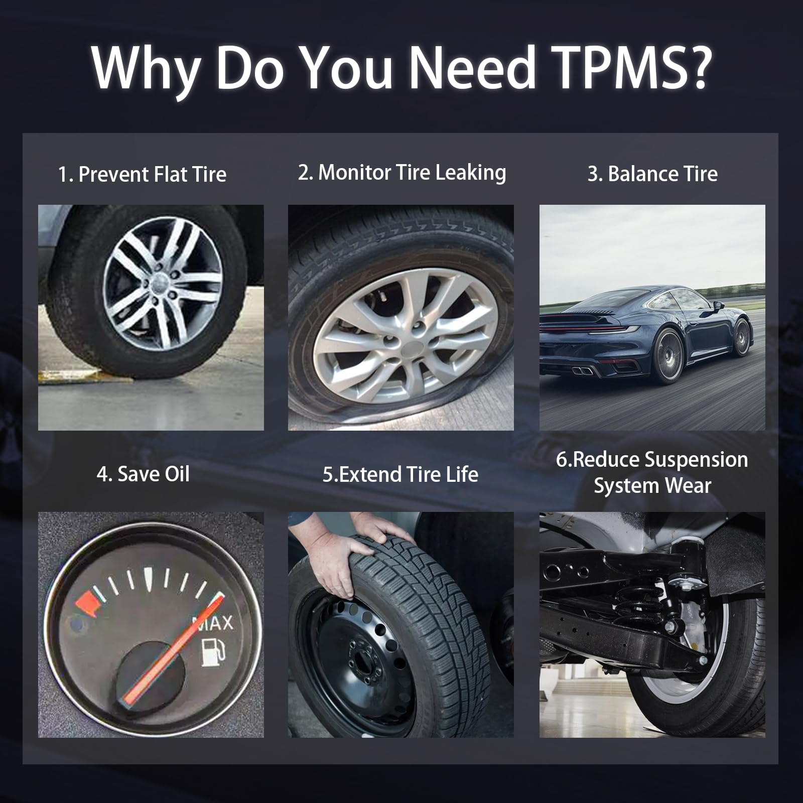 Marsflex Tpms Sensor 42607-33021 Compatible For Toyota Lexus Scion Pontiac, Tire Pressure Monitoring Sensors For Camry Prius Cor