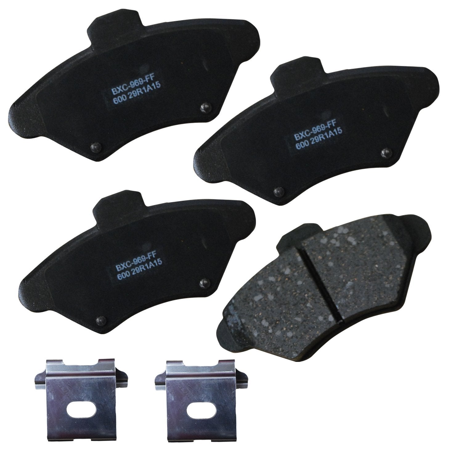 Bendix Premium Sbc600 Ceramic Front Brake Pads For Ford Mustang 1998-1994, Thunderbird 1997-1993, Mercury Cougar 1997-1993