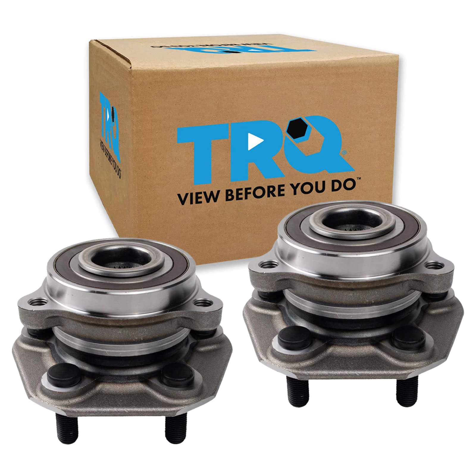 Trq Front Rear Wheel Hub Bearings Assembly Set Compatible With 2018-2019 Tesla 3 2020 Y