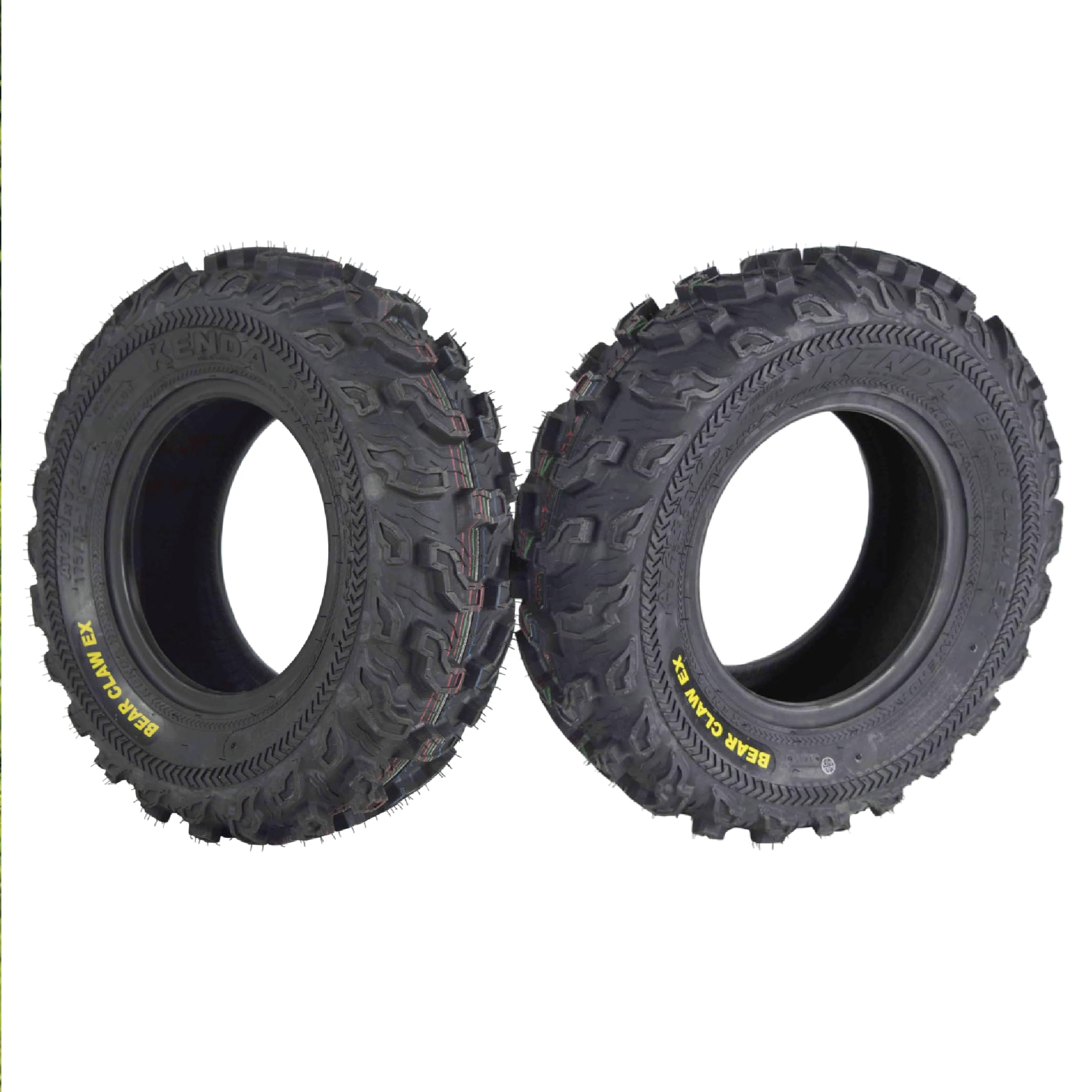 Kenda Bearclaw Ex K573-21X7-10 Front Tires For All Terrain (Atv), Utv, And Side By Side (Sxs) Vehicles - 6-Ply - Bear Claw 21X7X