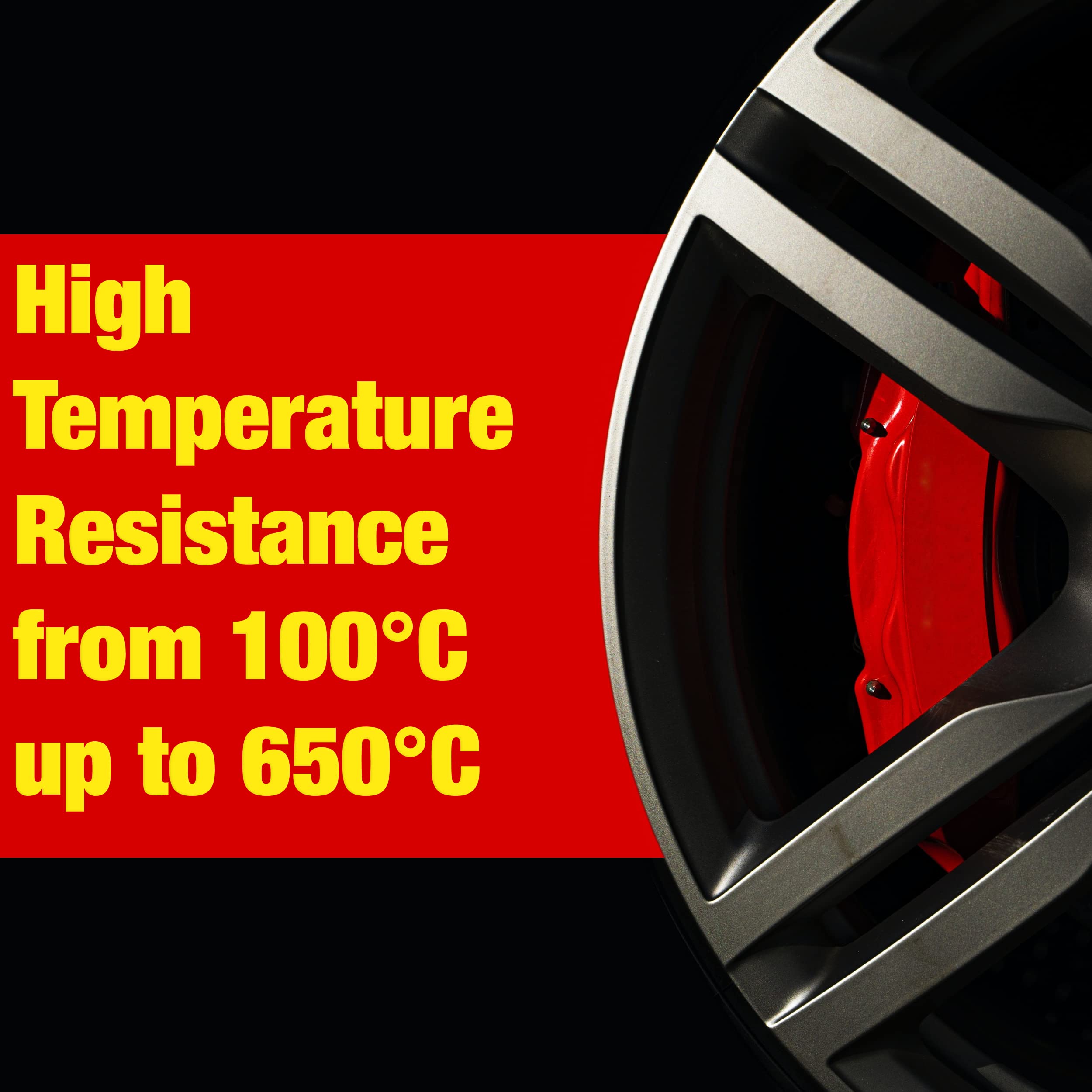 Hycote Fast Drying Extreme Heat Aerosol Car Spray Paint, Black, 13.5 Oz