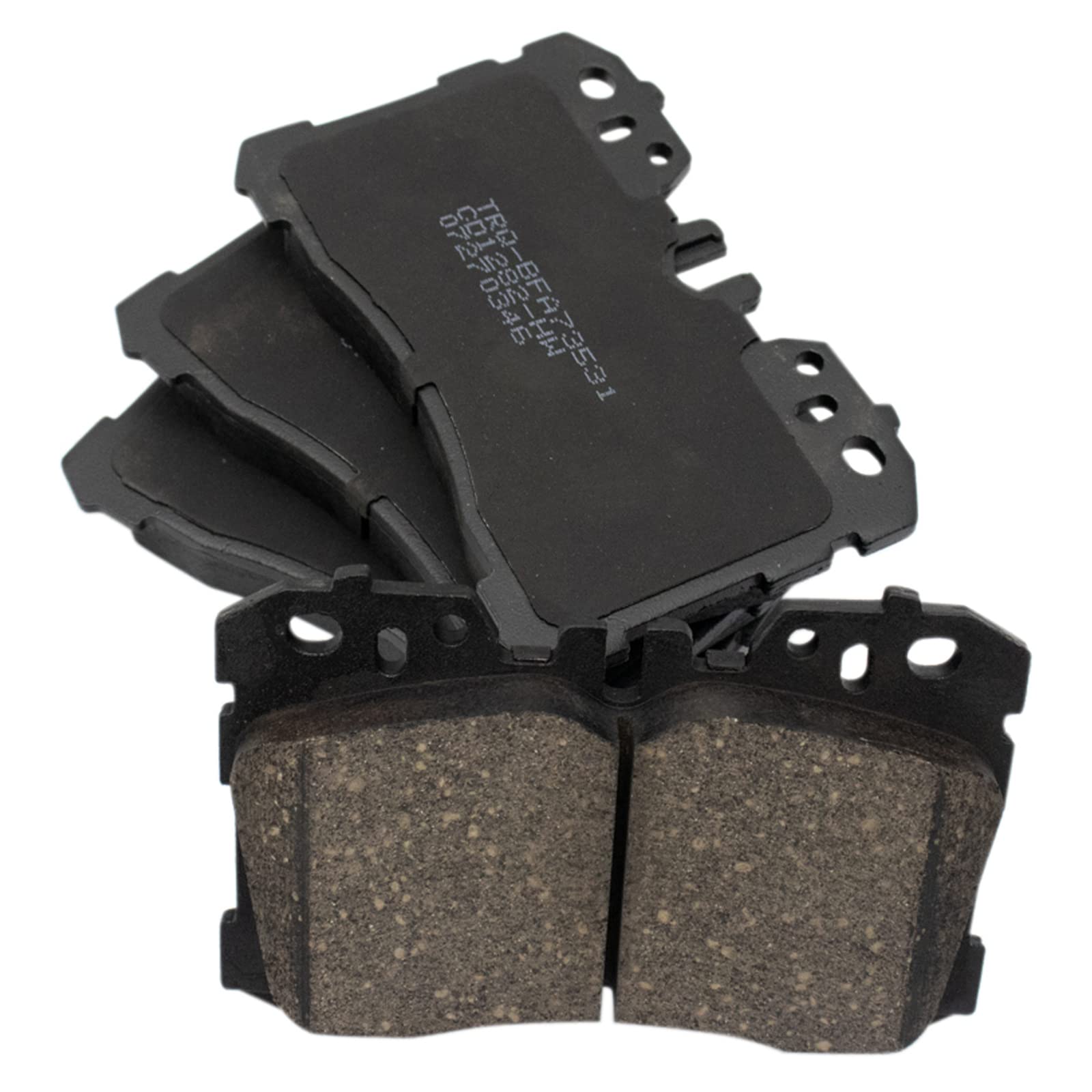 TRQ Front Brake Pads Ceramic Compatible with 2007-2017 Lexus LS460 2018-2019 LS500 LS500h 2008-2016 LS600h