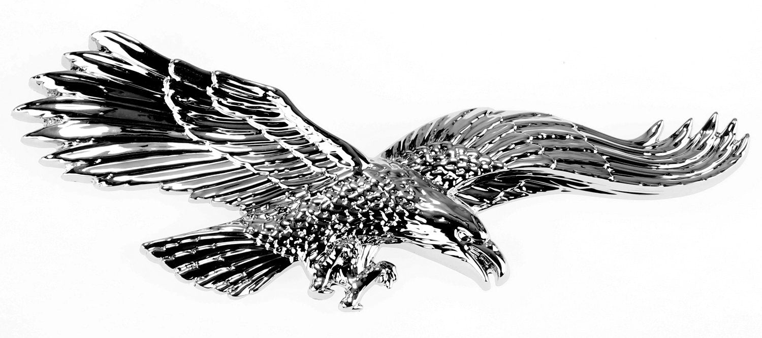 Flying Eagle 3D Car Motorcycle Emblem (Chrome)