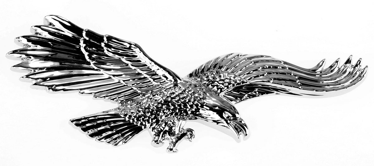 Flying Eagle 3D Car Motorcycle Emblem (Chrome)