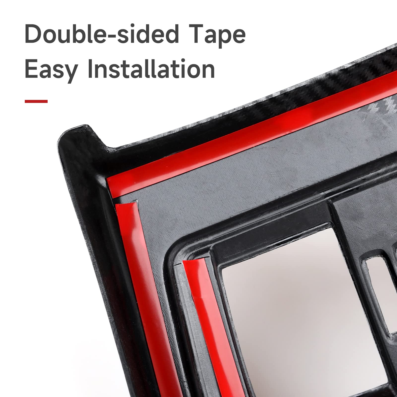 Car Rear Row Ac Frame Cover Sticker Carbon Style Abs Decal Trim Fits For Bmw F30 F31 F34 3Gt F32 F33 F36 Accessories