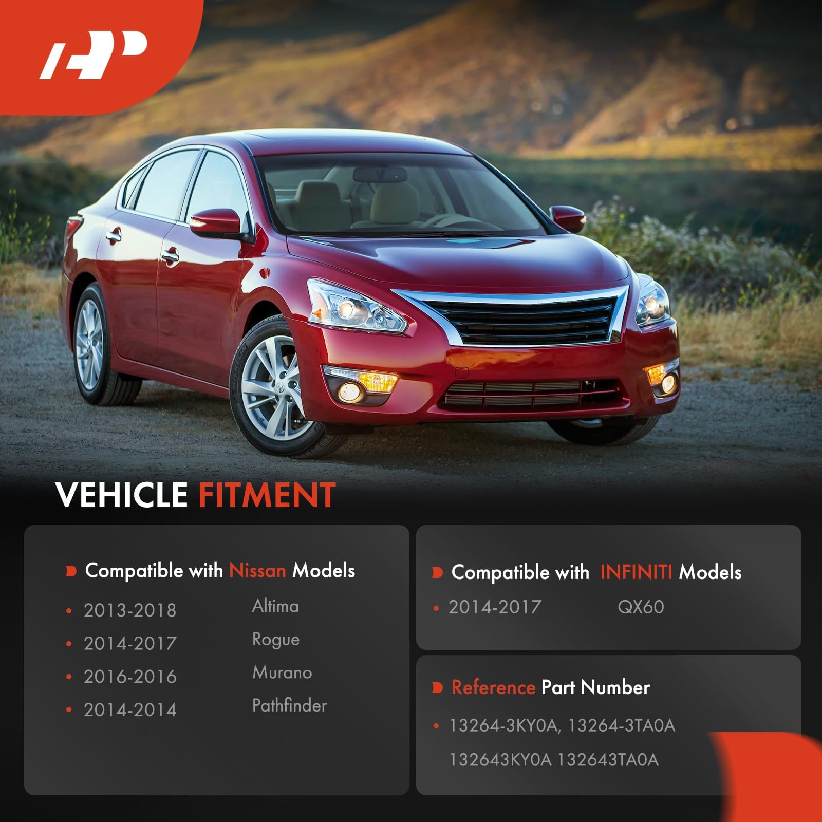 A-Premium Engine Valve Cover Kit, With Bolt & Oil Filler Cap, Compatible With Nissan Infiniti Model - 2013-2018 - Altima, Rogue,