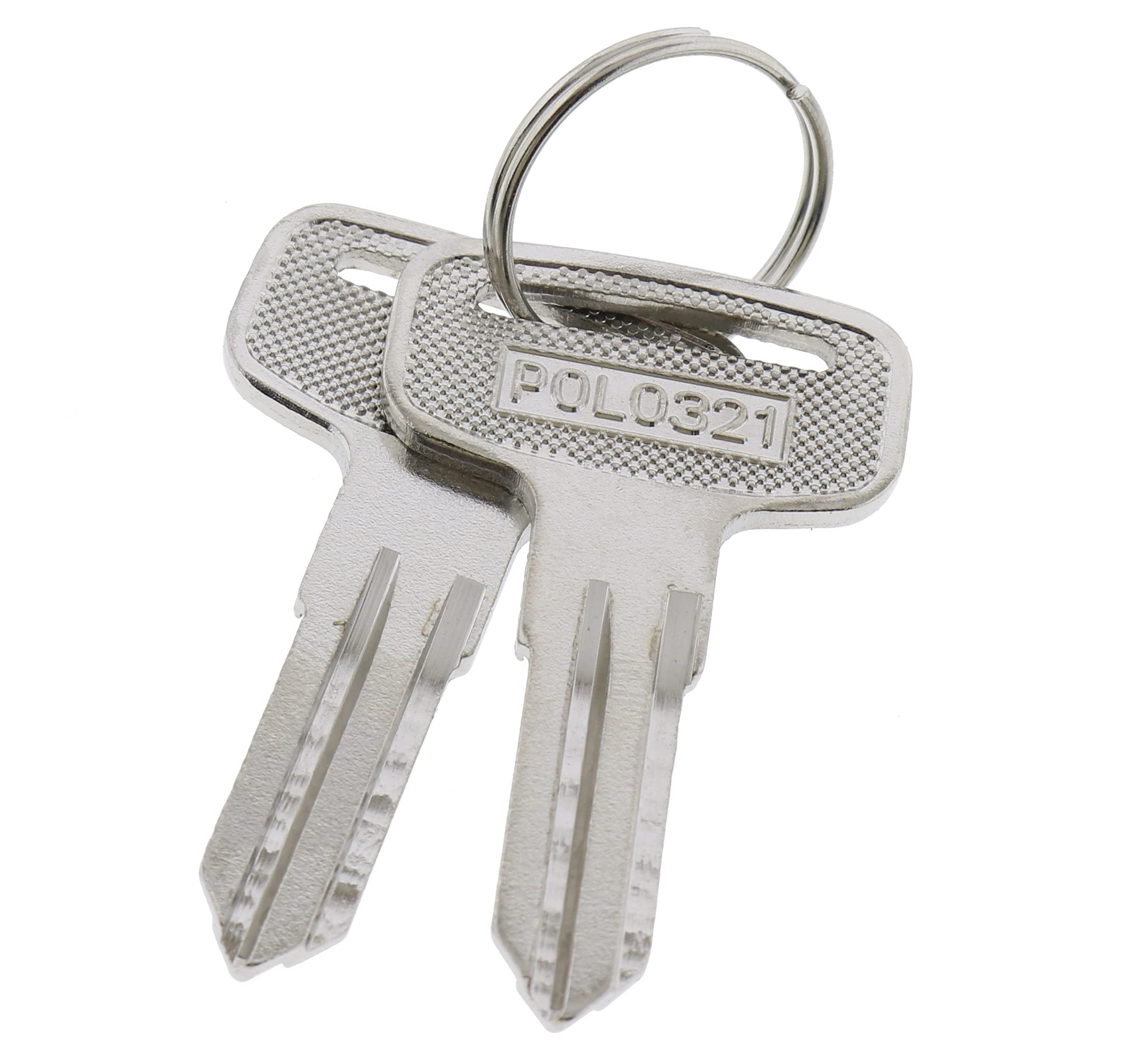 JEENDA 2PCS ATV Blank Key 4010321 Compatible with Polaris 22/23/27/28 Series Magnum 325/330/500 Sportsman 335/400/450/500 Trail