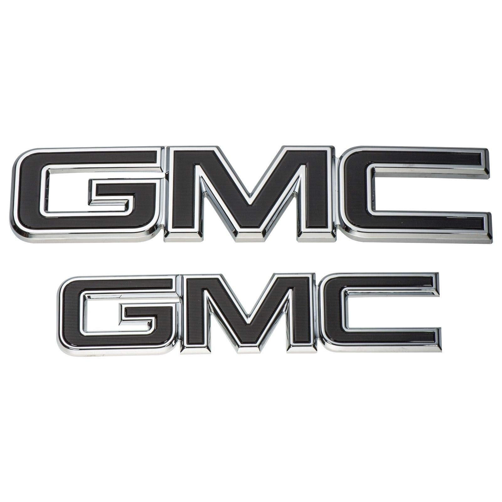 Gm 84395038 Front And Rear Black Emblem Package Gmc Sierra